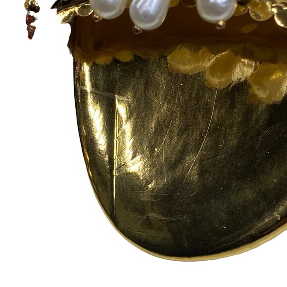 Dolce & Gabbana Women's Baroque Embellished Multicolor Sandals Pumps Size US 8 - Picture 13 of 13